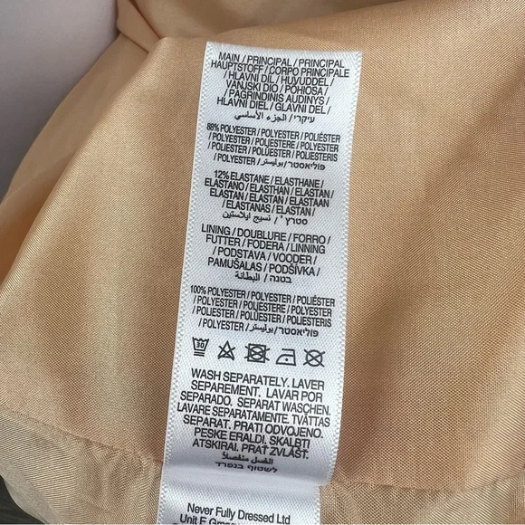 Never Fully Dressed Size 10 Patchwork Long Trench Coat Statement Jacket - Picture 6 of 7